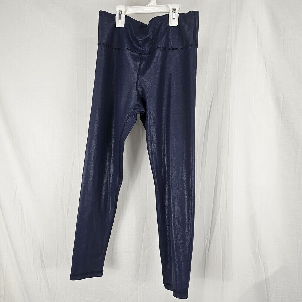 ZYIA Blue High-Waist Leggings - Picture 4 of 9